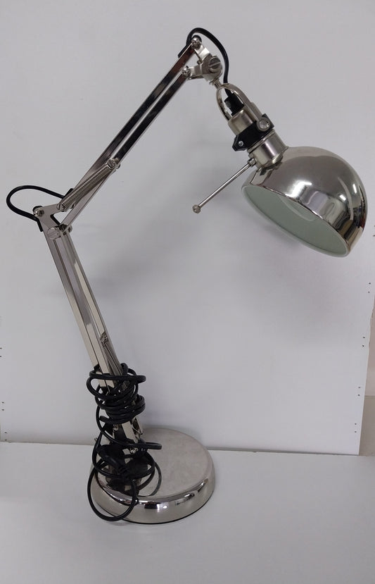 Chrome desk lamp